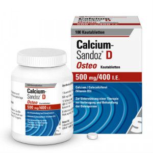 CALCIUM SANDOZ D Osteo 500 mg/400 I.E. Kautabl.