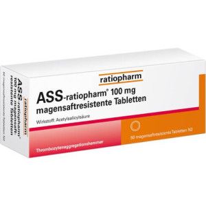 ASS-ratiopharm 100 mg magensaftres.Tabletten